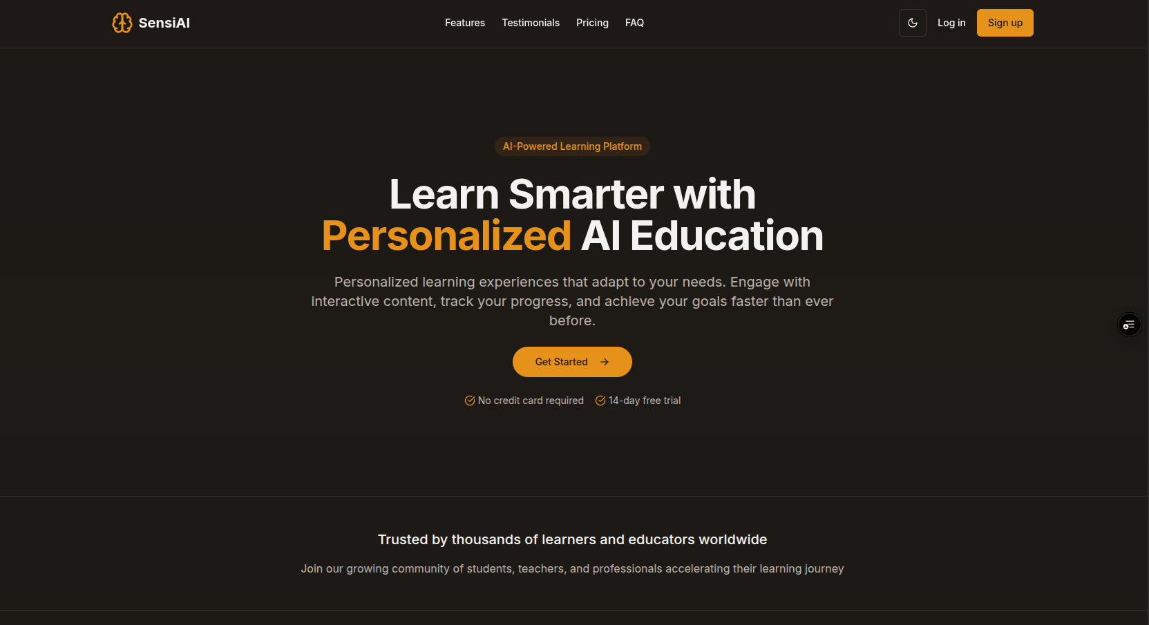 Sensai-AI-Powered Learning Platform